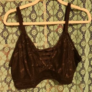 Black Bralettes With Step Ladder Straps